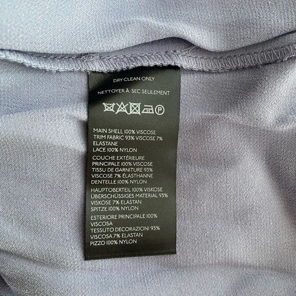 ANTHROPOLOGIE Midi Dress Size M The Keeley Twofer  Sleeveless Light Blue NEW - Picture 13 of 16